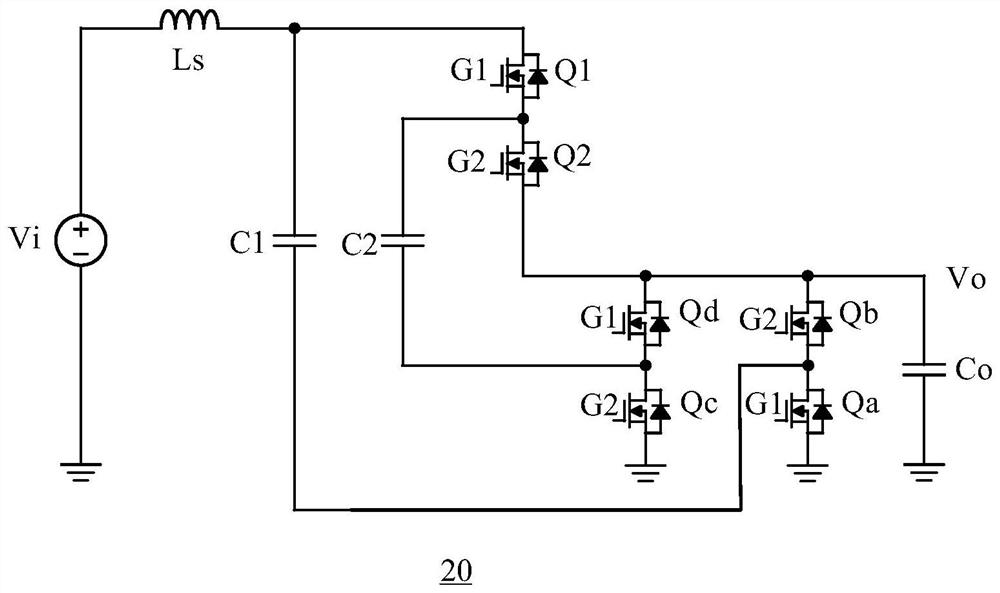 Hybrid power converter and its control method