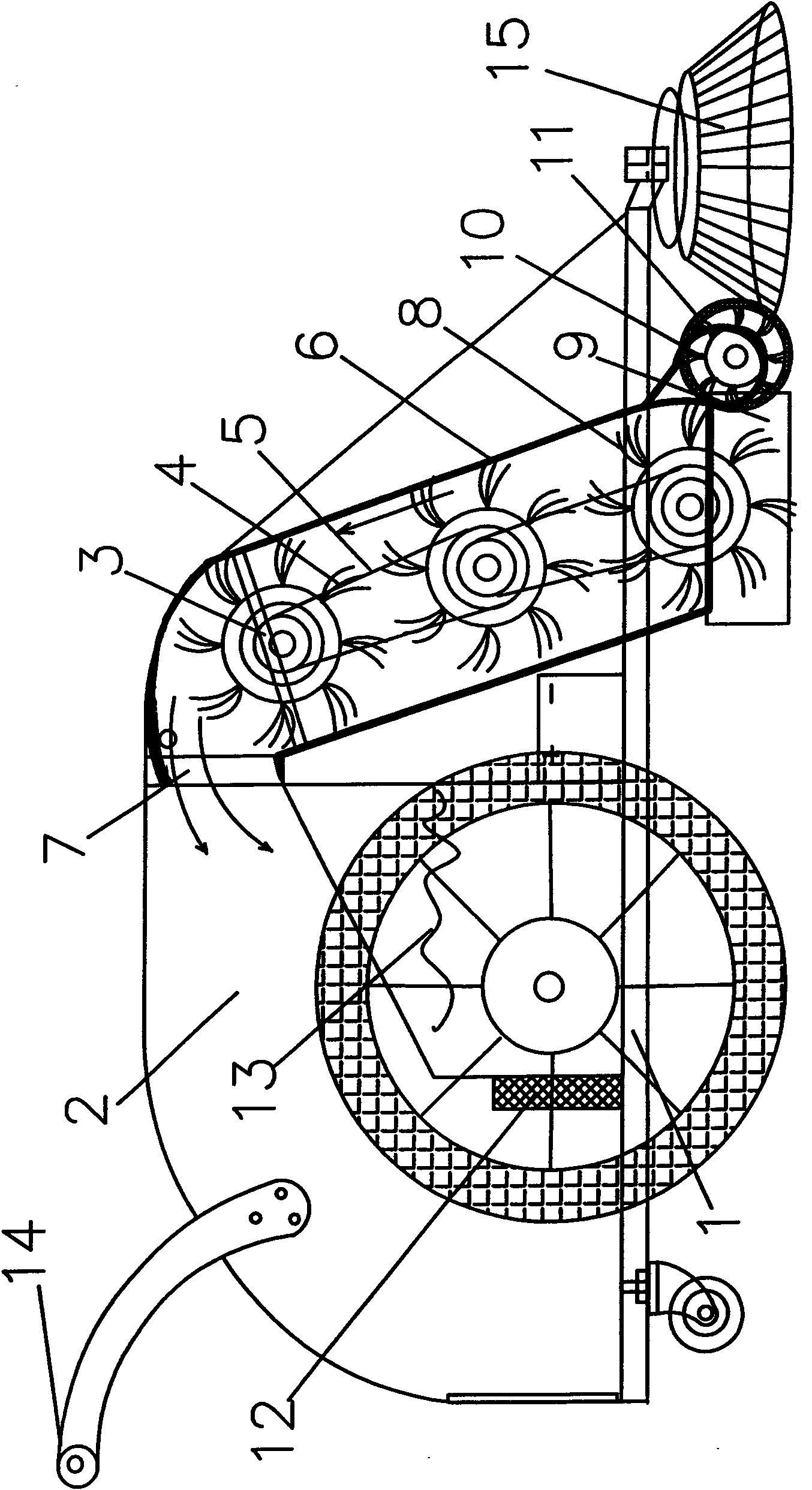 A transfer type sweeper