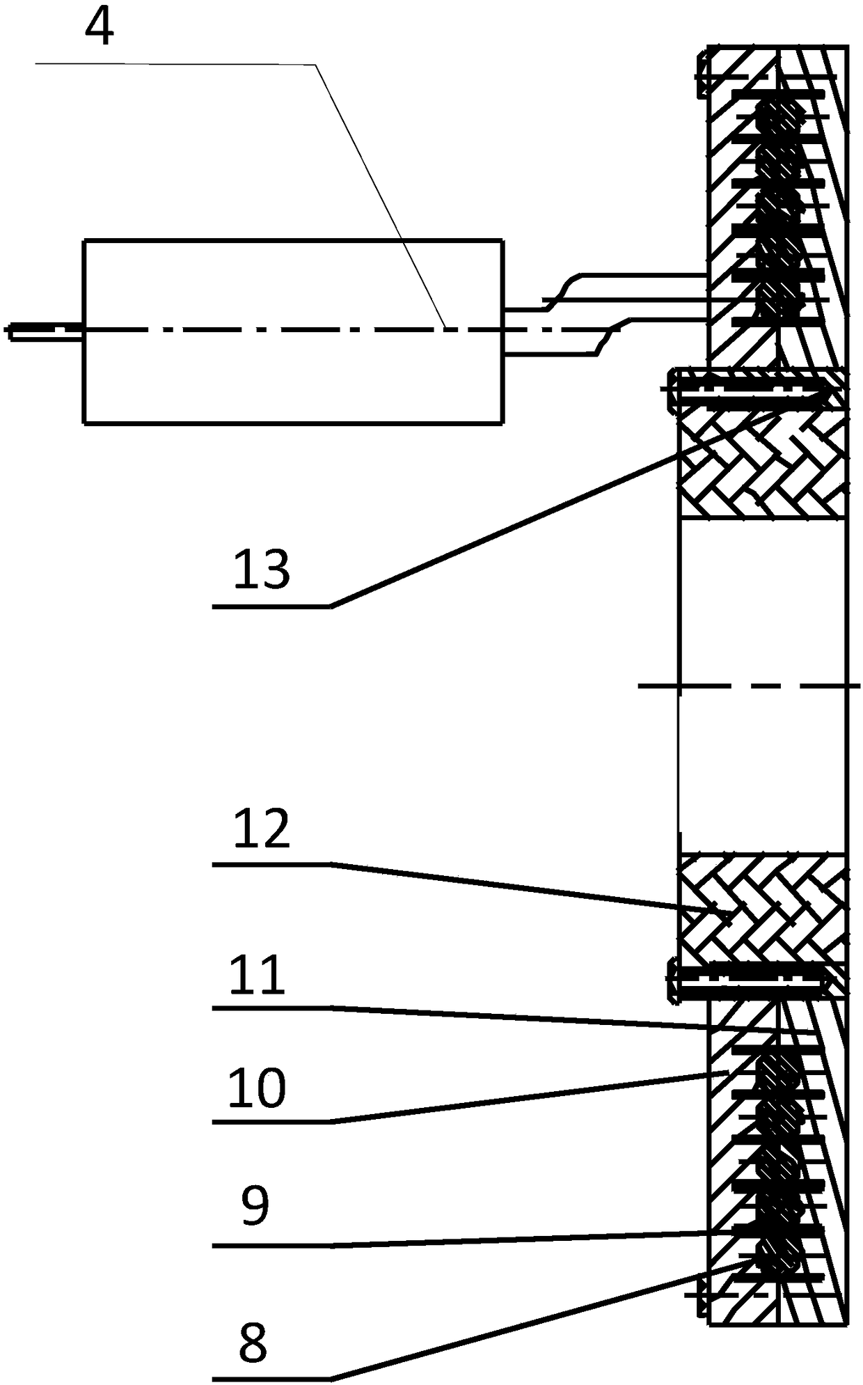 A non-evaporable adsorption pump activated by electric heating