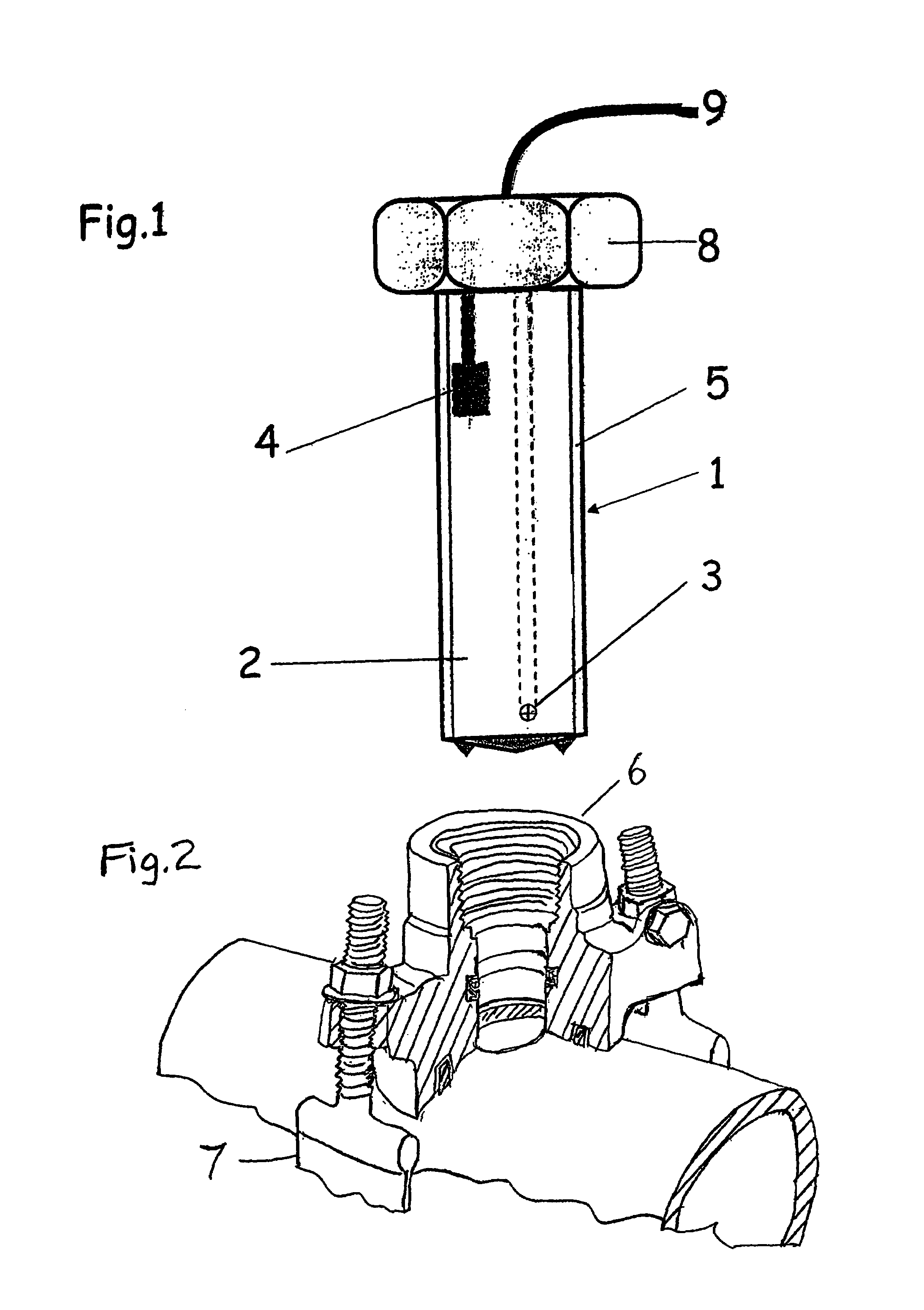 Method and measurement probe for the performance of measurements in water supply systems