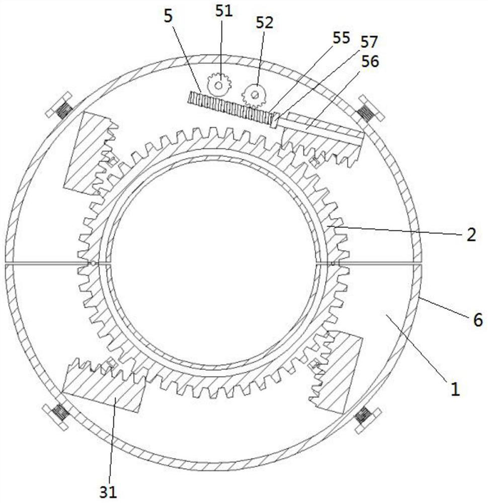 A load-bearing column reinforcement auxiliary equipment for building construction