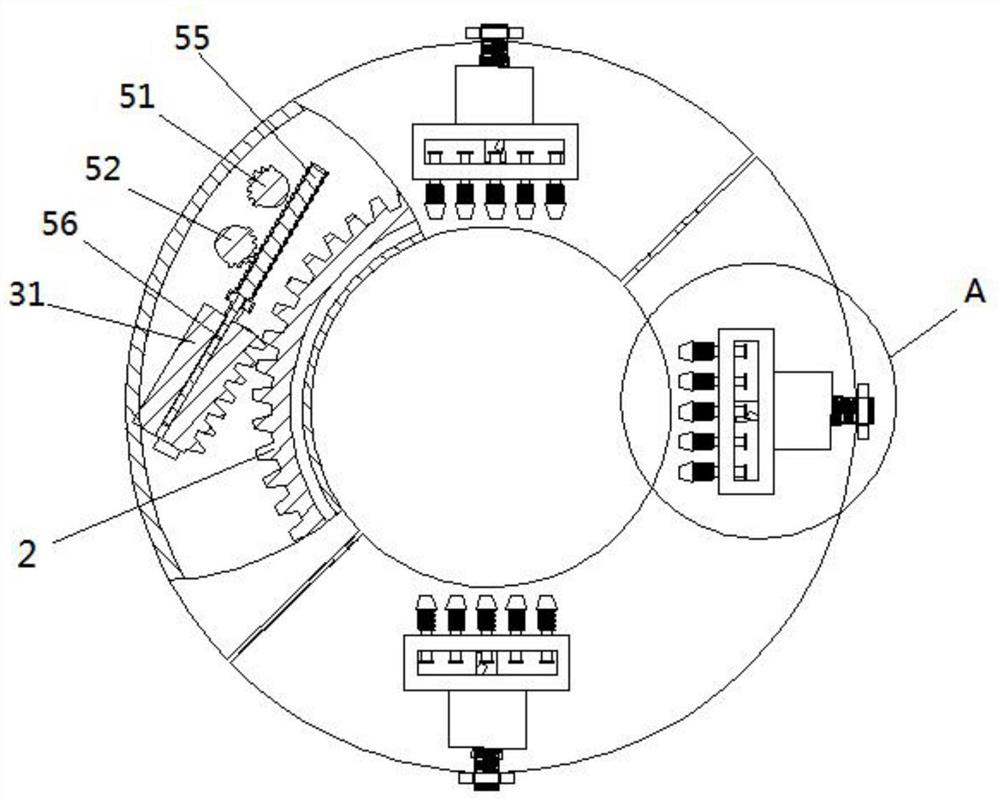 A load-bearing column reinforcement auxiliary equipment for building construction