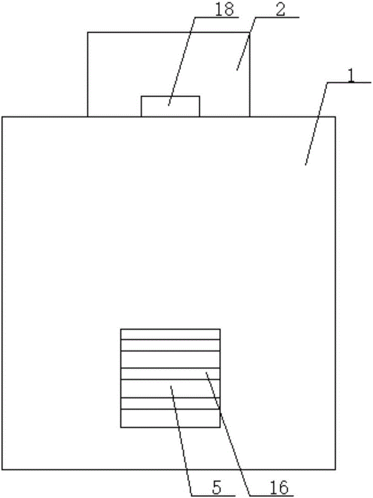 Distribution box with high heat dissipation performance and rainproof performance