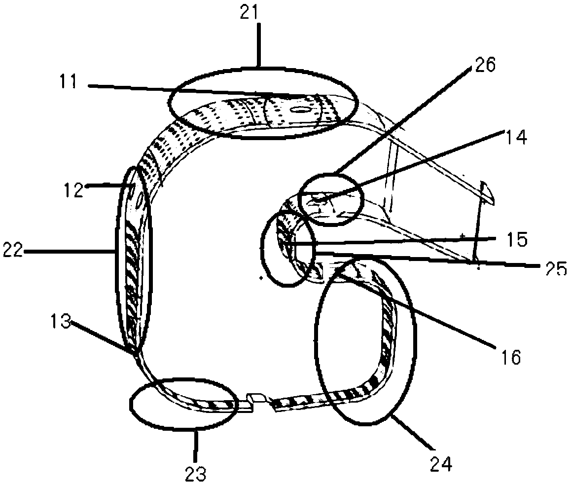 Flame tube for triple-scroll combustion in advanced low-pollution turbine engines