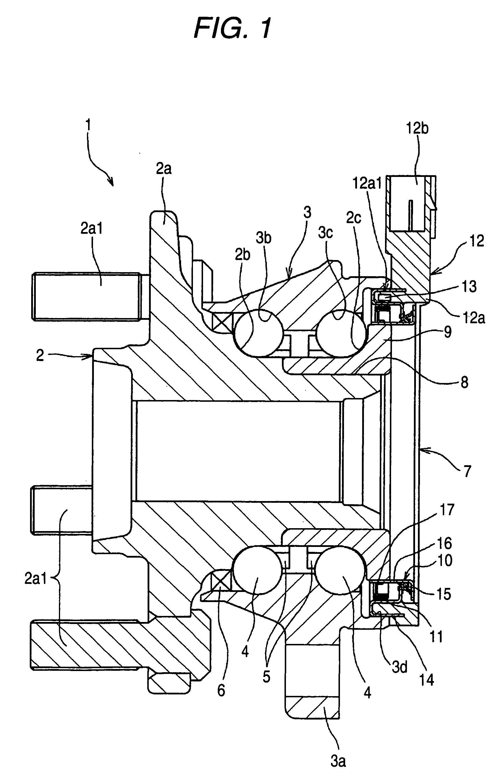 Magnetized pulsar ring, and rolling bearing device with sensor using the same