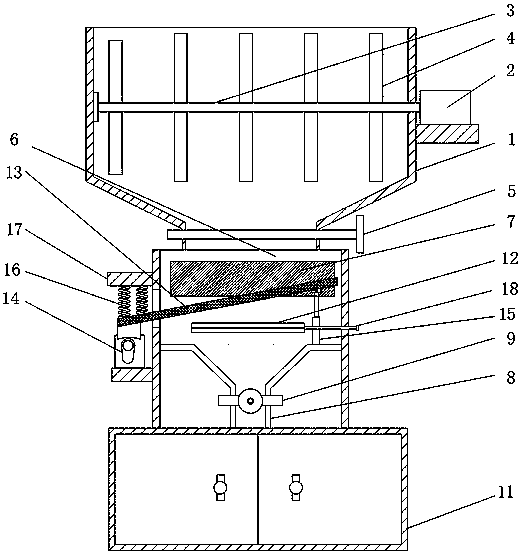 Device and method for fermenting distillers' grains into livestock and poultry feed