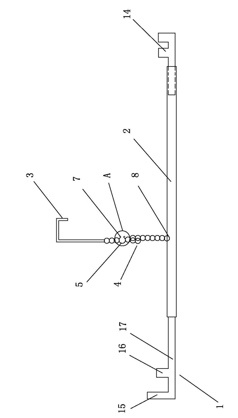 Assembly and disassembly tool for locomotive brake shoe