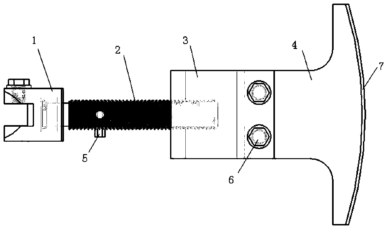 A support device for eccentric thin-walled cylinder