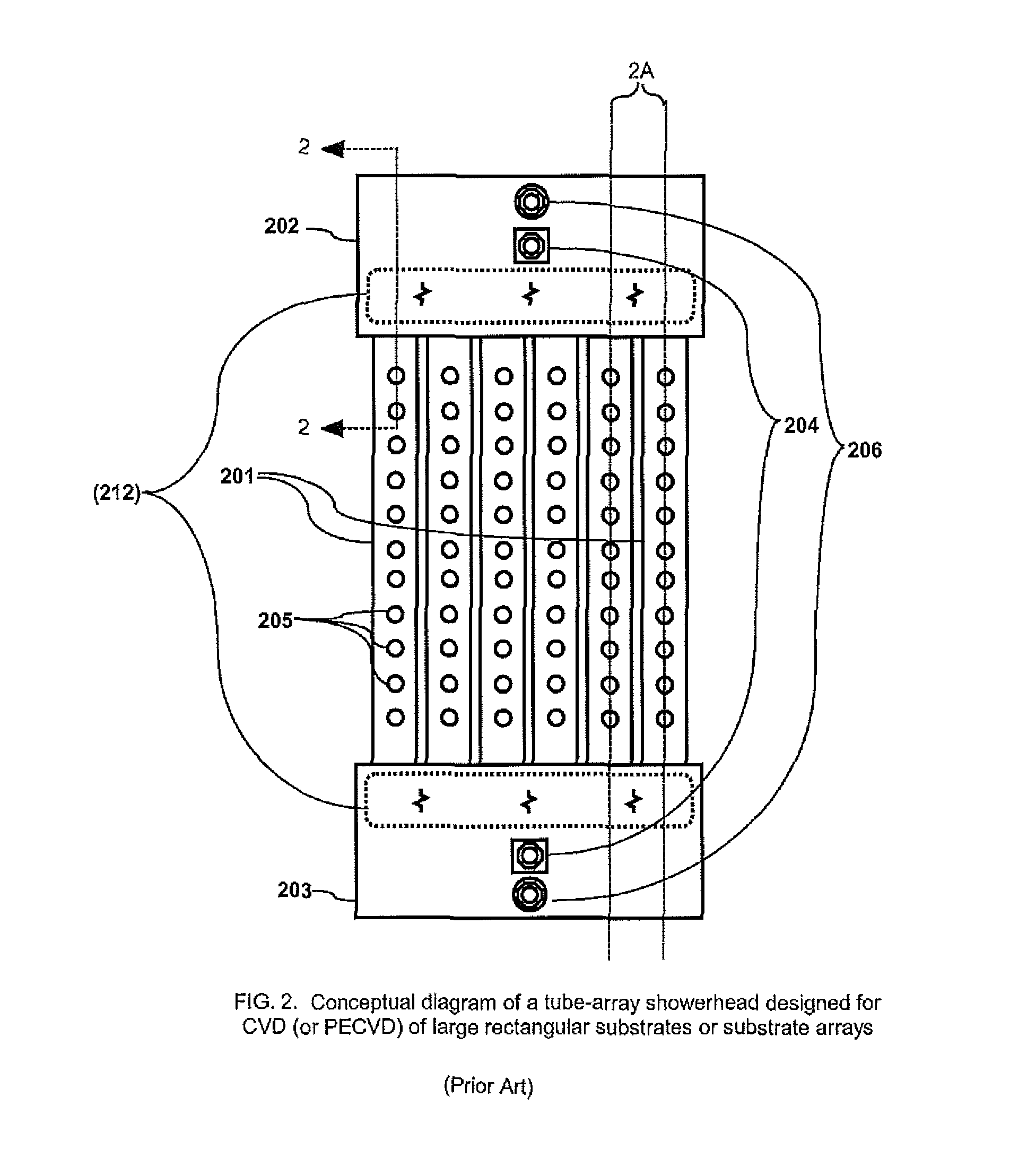 Quick-change precursor manifold for large-area CVD and PECVD