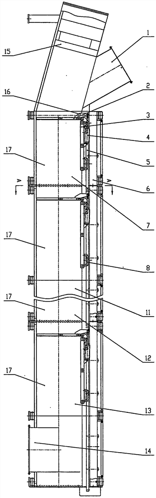 A garbage horizontal long-distance pushing device capable of automatic cleaning in the whole process