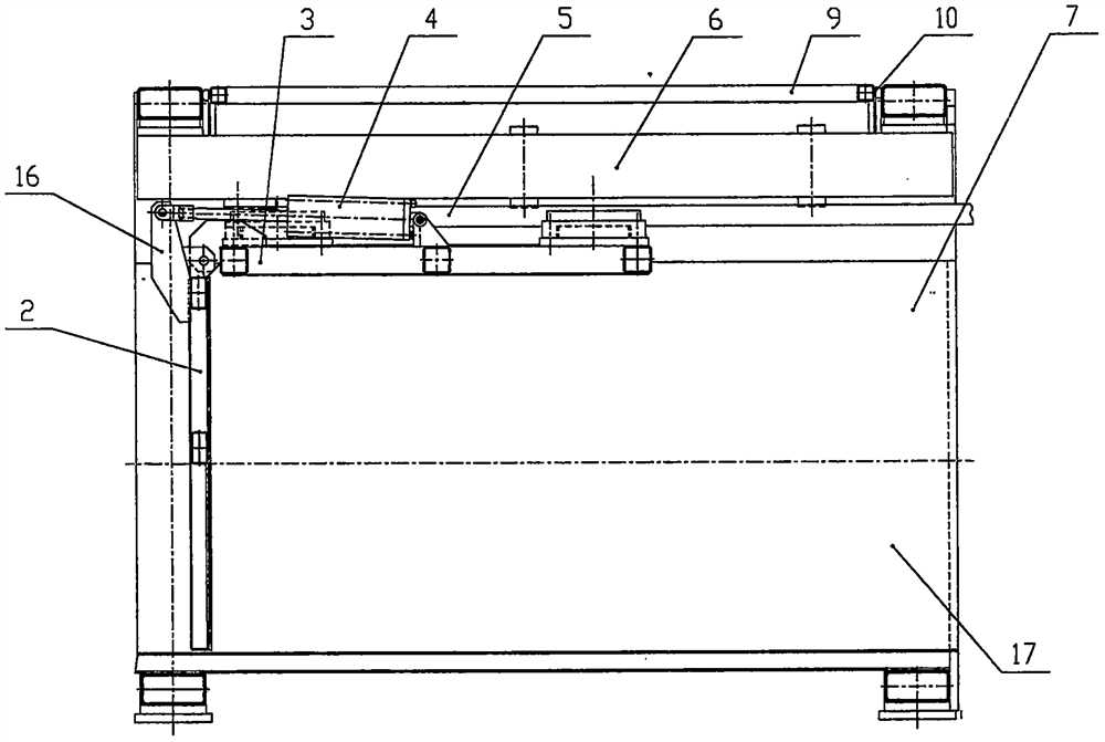 A garbage horizontal long-distance pushing device capable of automatic cleaning in the whole process