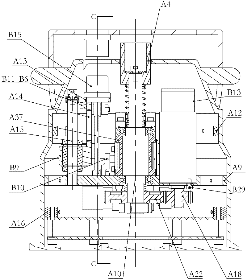 Space robot orbit tool replacing device