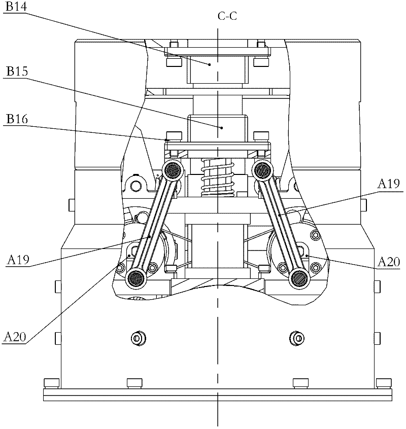 Space robot orbit tool replacing device