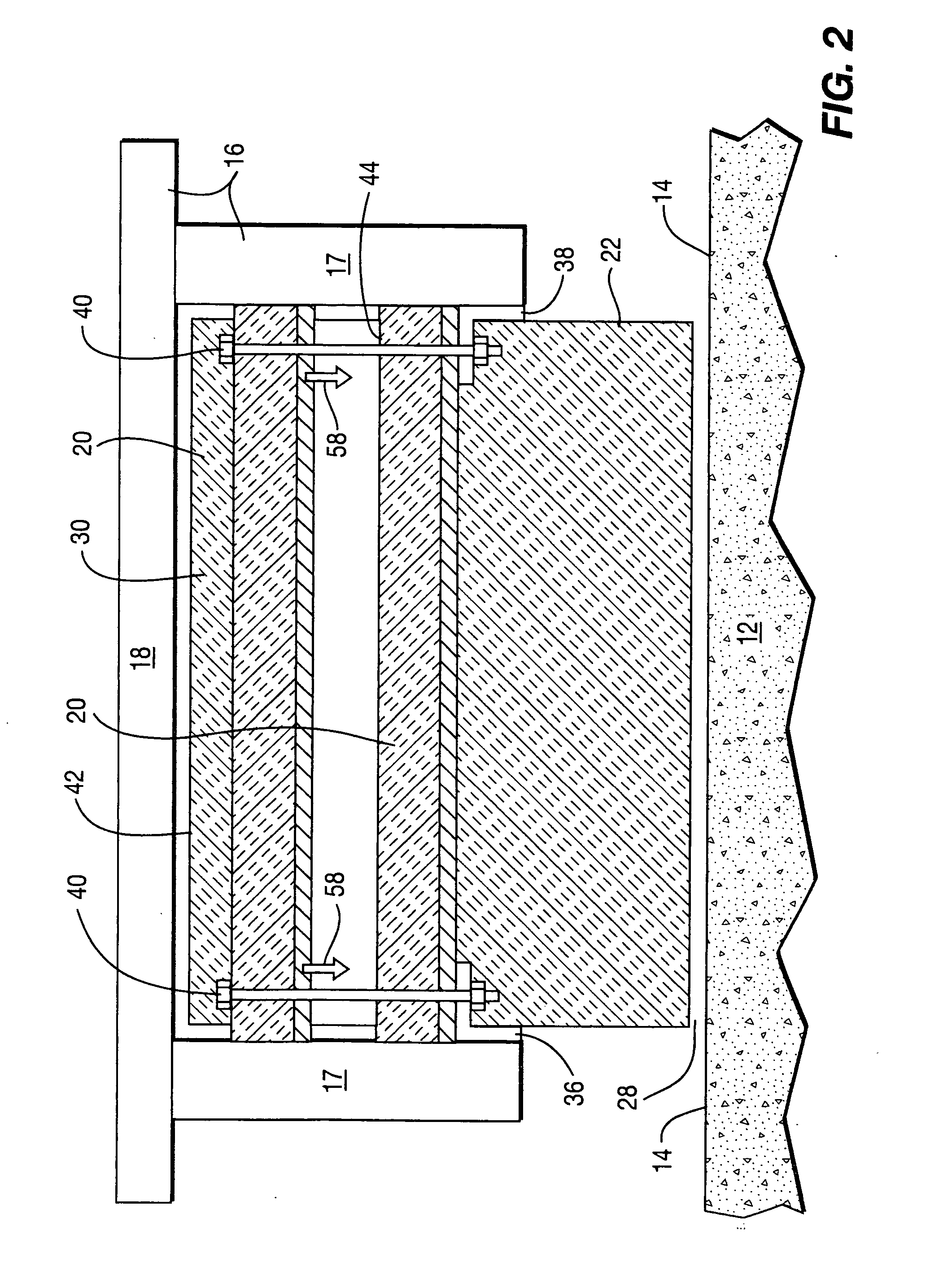 Means and method for fireproof sealing between the peripheral edge of individual floors of a building and the exterior wall structure thereof