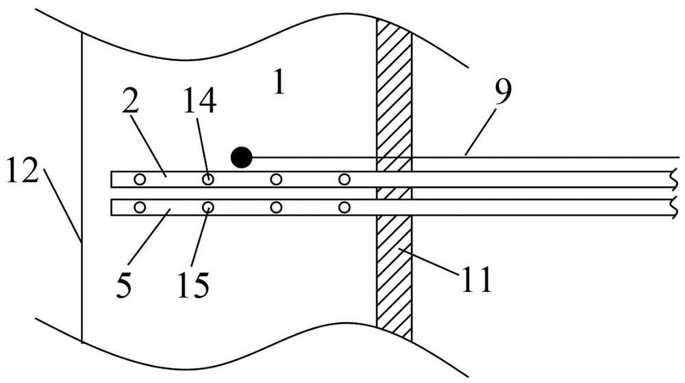 Device and method for improving supporting effect of excavation face of earth pressure balance type tunnel boring machine