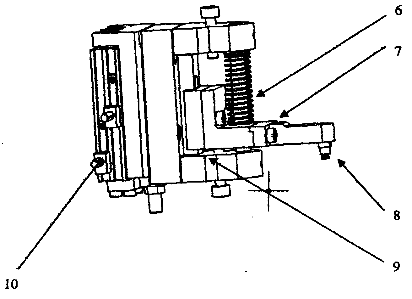 Silver taking point mechanism for automatic welding machine