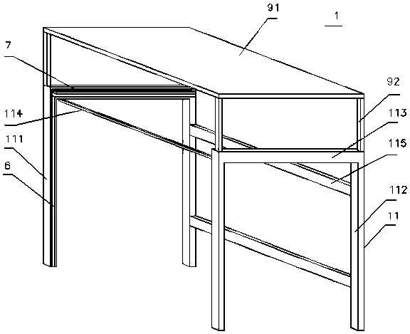 A three-dimensional garage for side parking across the road