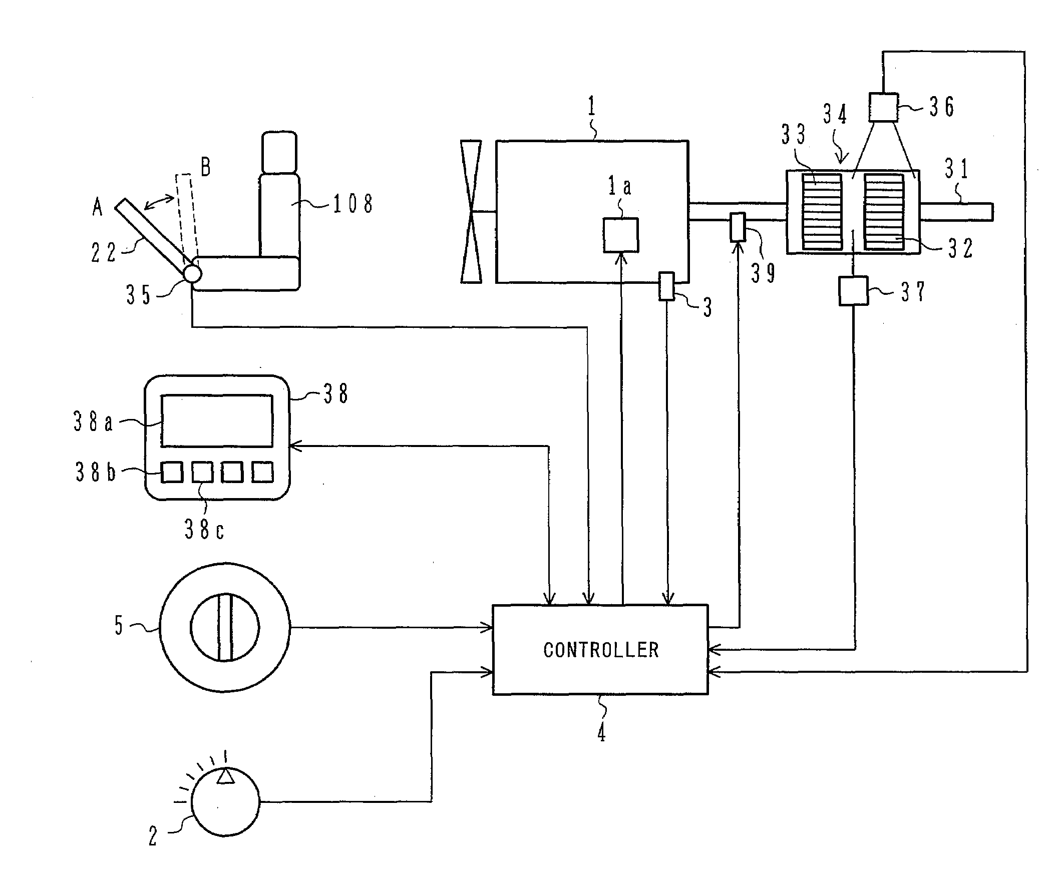 Exhaust gas cleaning system for construction machine