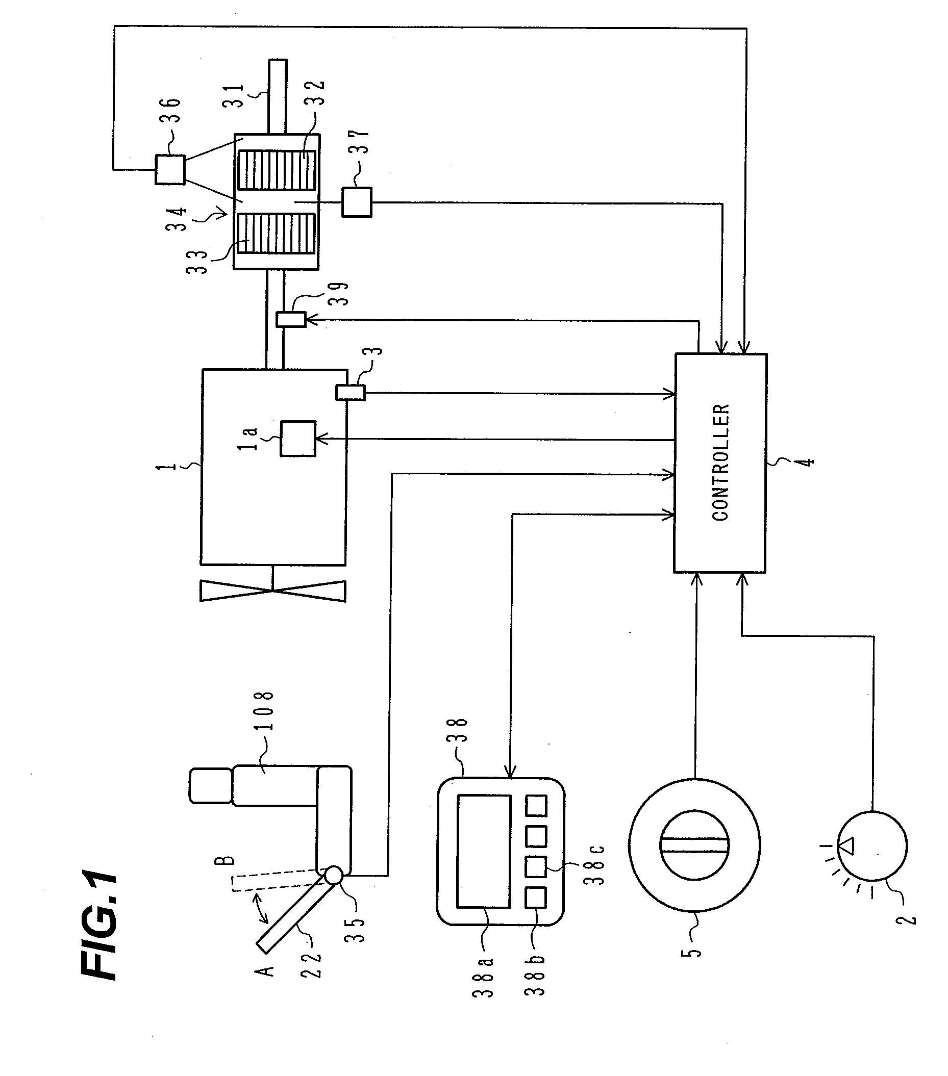 Exhaust gas cleaning system for construction machine