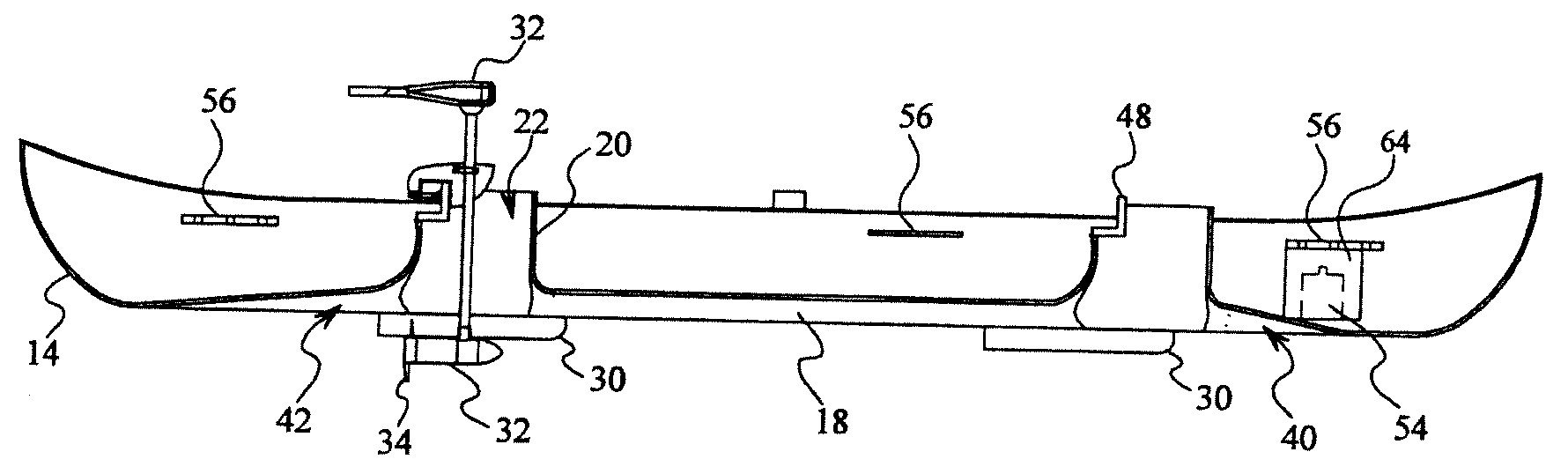 Assembly for Retrofitting Watercraft and Method