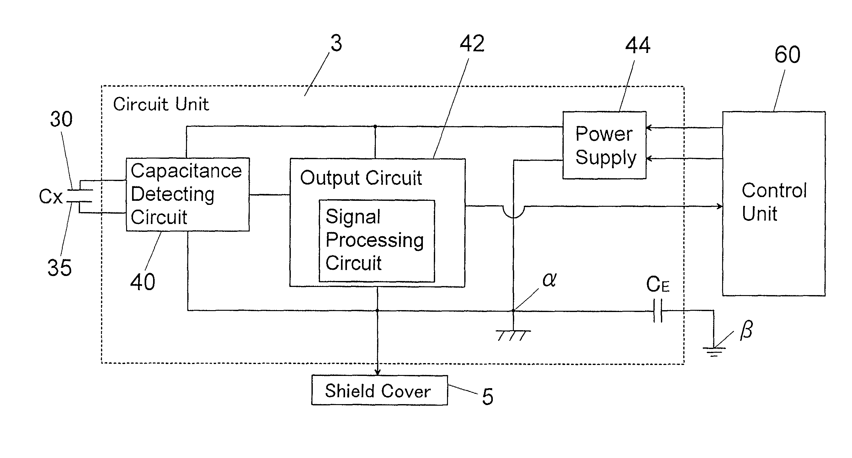 Capacitance type moisture sensor and method of producing the same