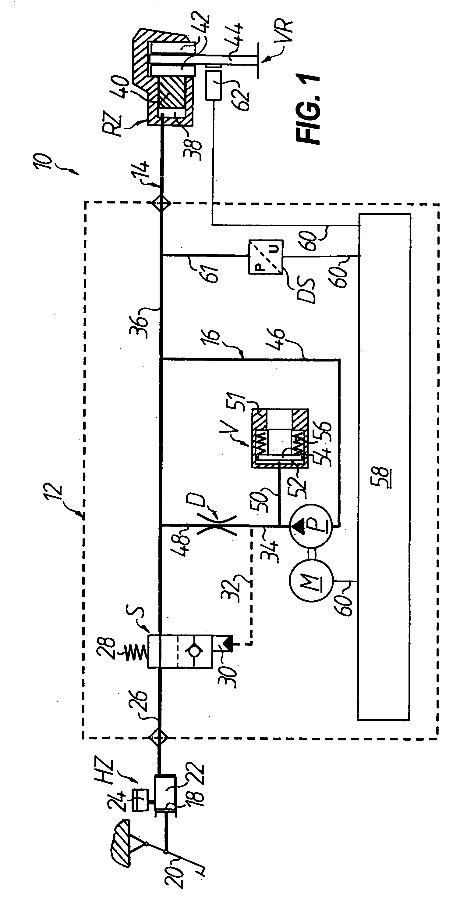 Anti-lock hydraulic braking system, in particular for motorized two-wheel vehicles