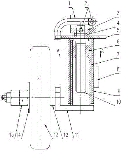 Caster seat for adjusting ground clearance