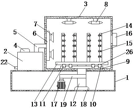 Leather drying device with high efficiency