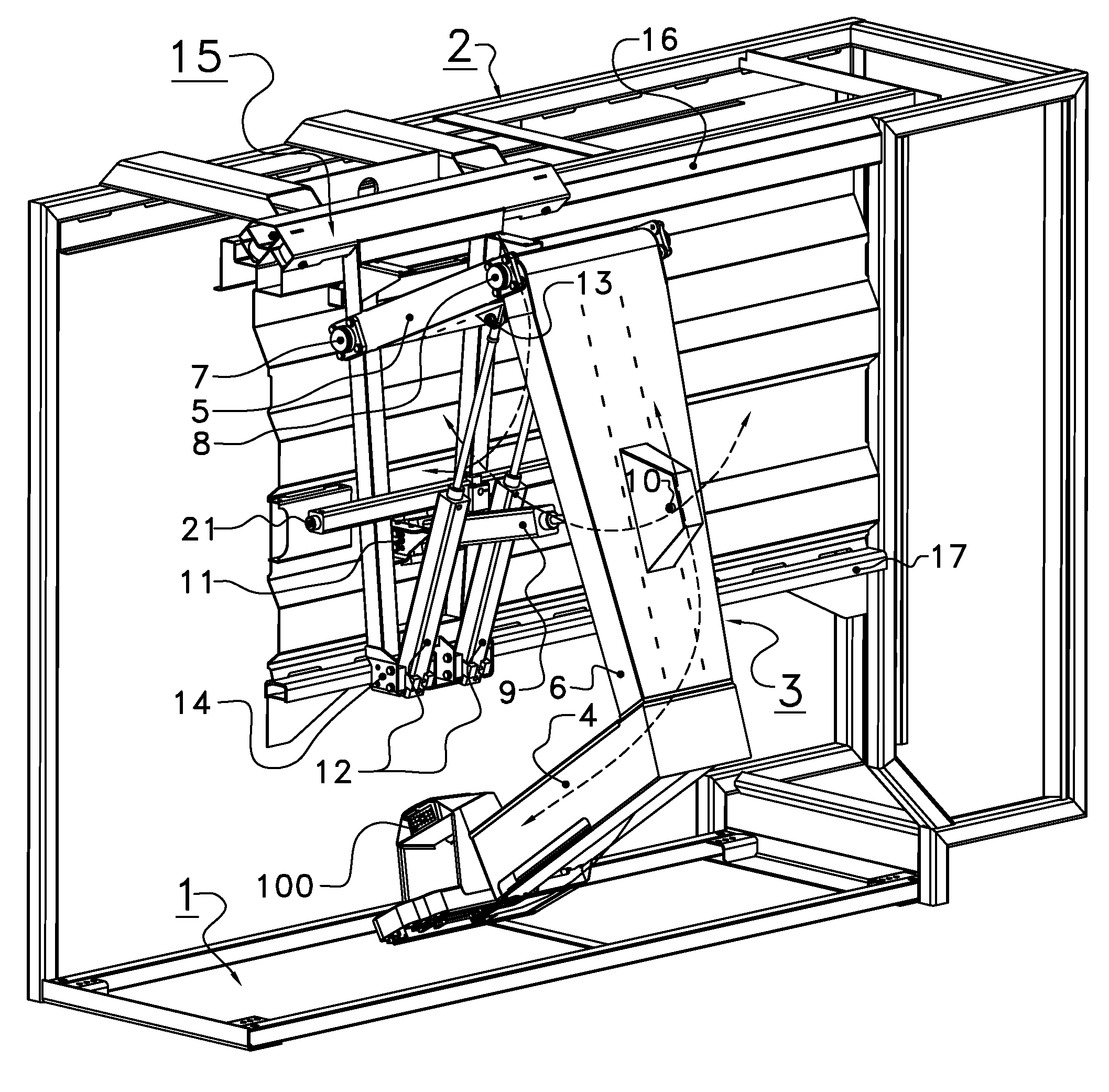 Implement for automatically milking a dairy animal