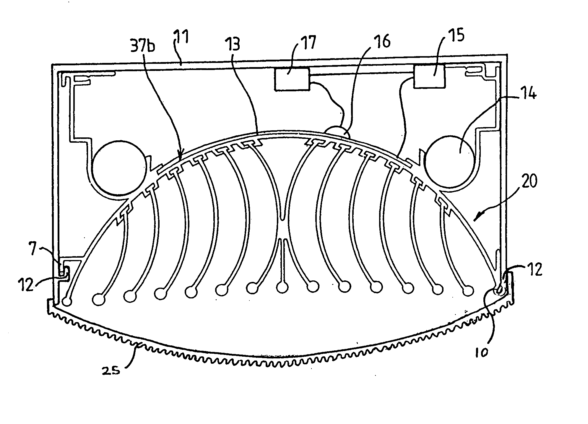 Temperature exchanging element made by extrusion and incorporating an infrared radiation diffuser