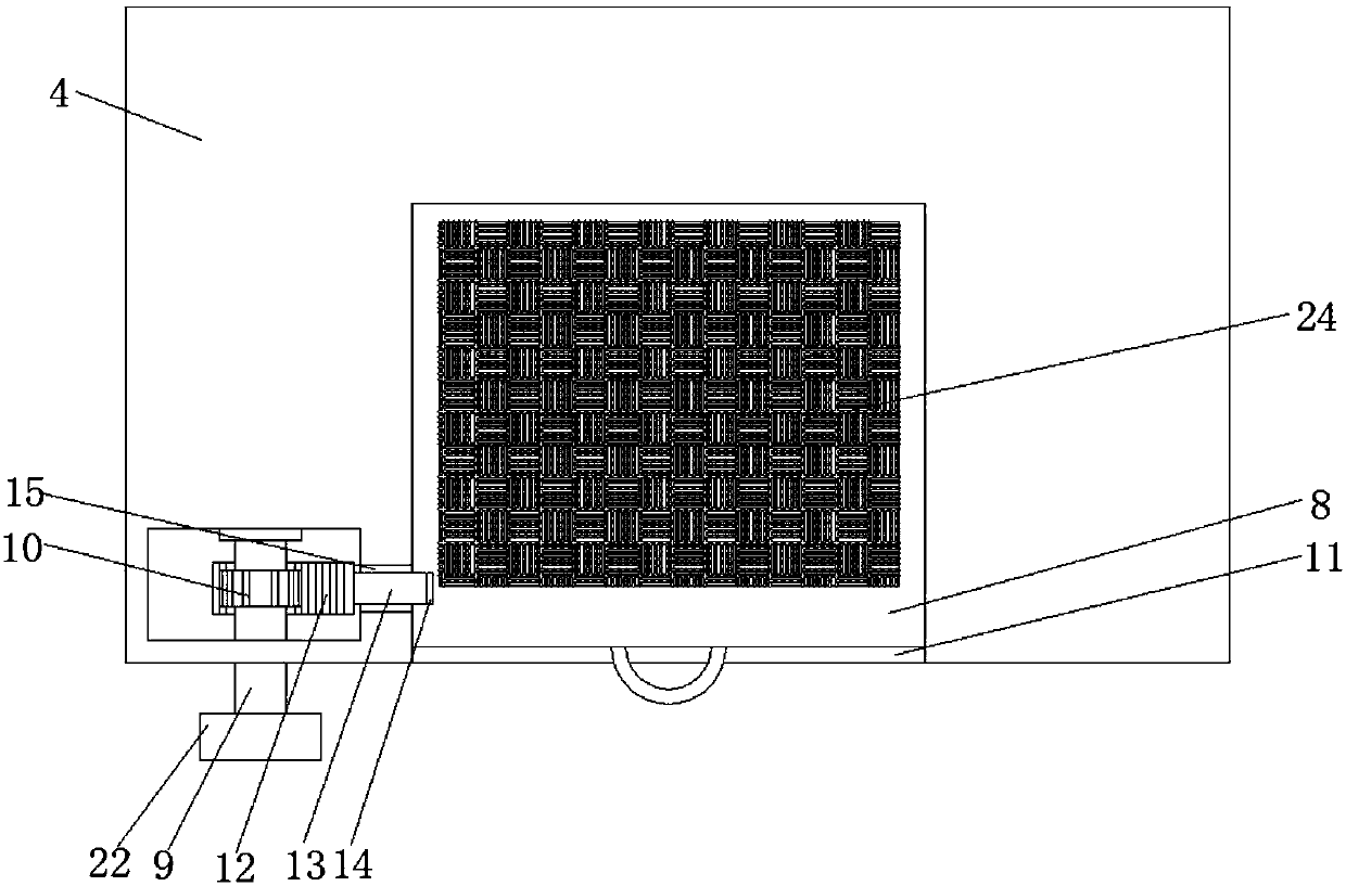 Oil paint tail gas treatment device