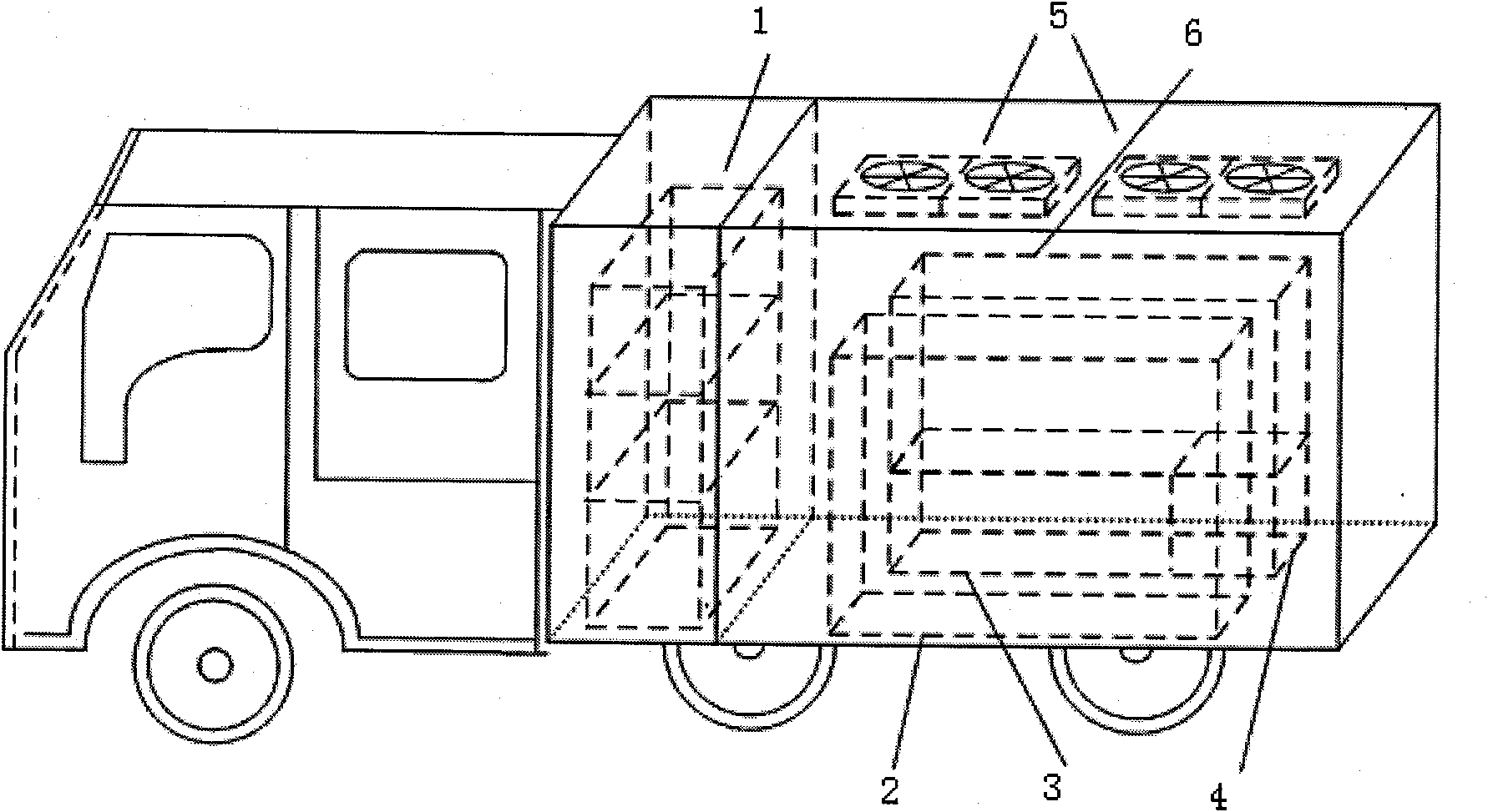 Fuel battery-based emergency power generation vehicle