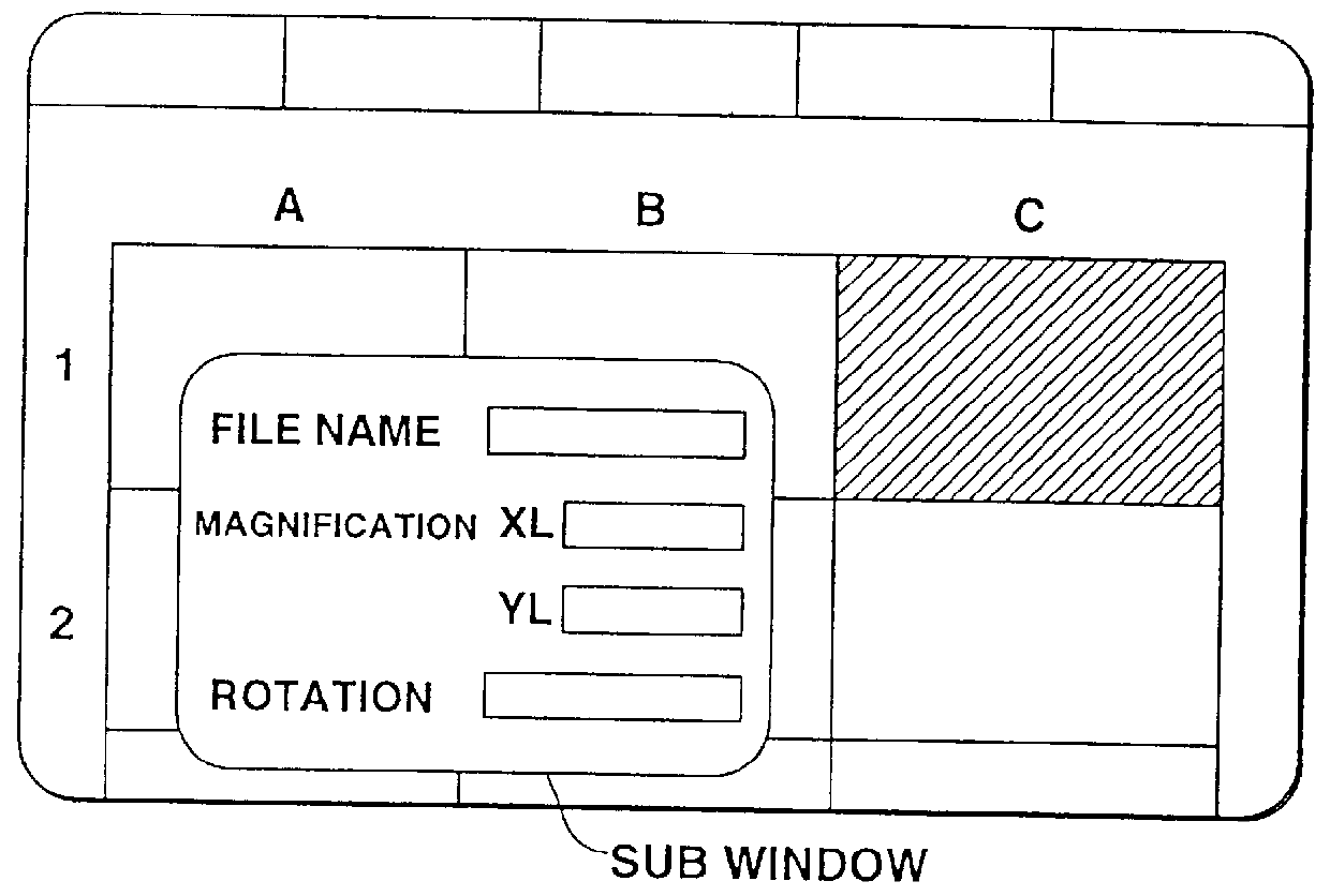 Method and apparatus for processing a table and displaying multimedia cell data