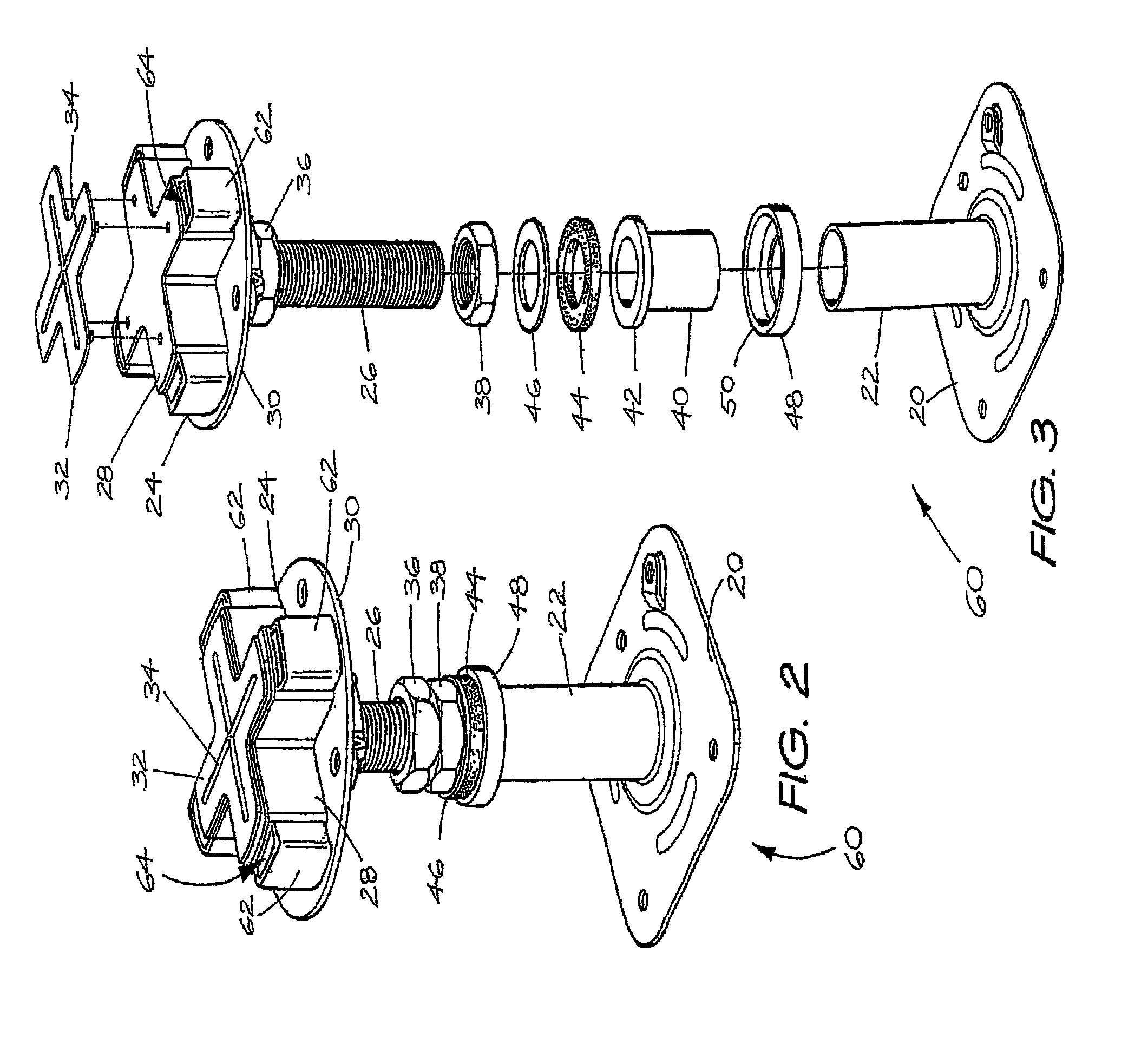 Air tight access floor assembly