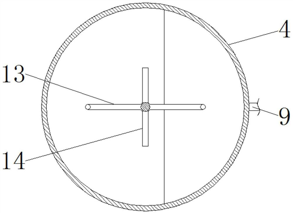 Pesticide mixing and spraying device for peach planting