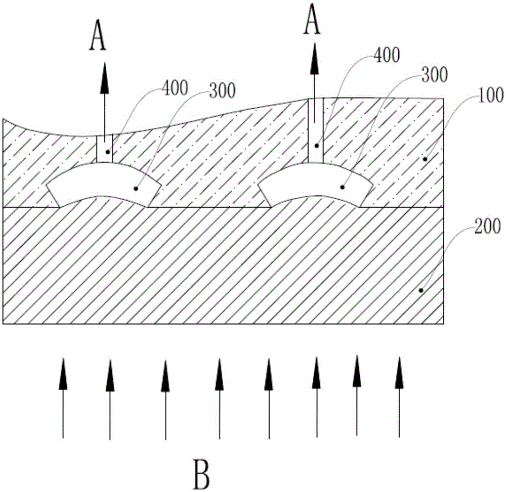 Powder metallurgy die of efficient drainage structure