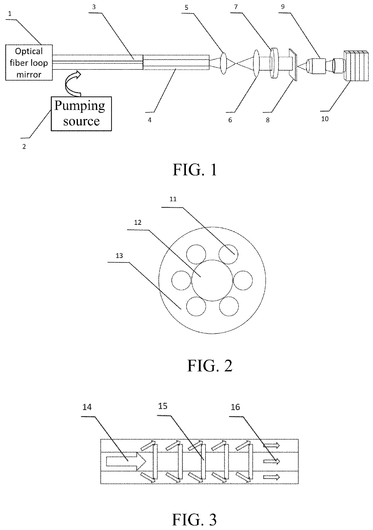 Speckle-free imaging light source based on random fiber laser using strong-coupling multi-core optical fiber