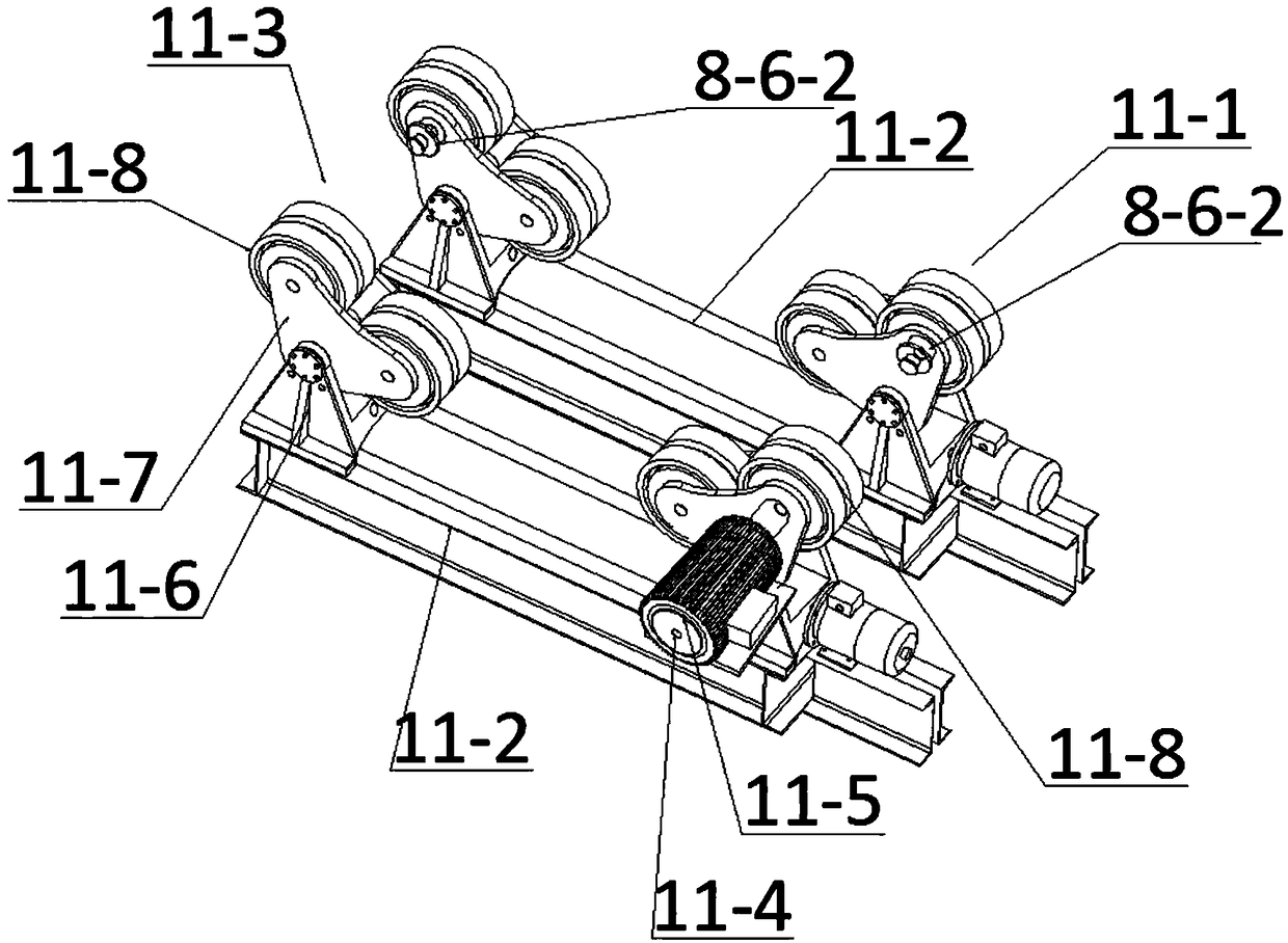 Welding device used for underground engineering waste water pipeline and working method of welding device