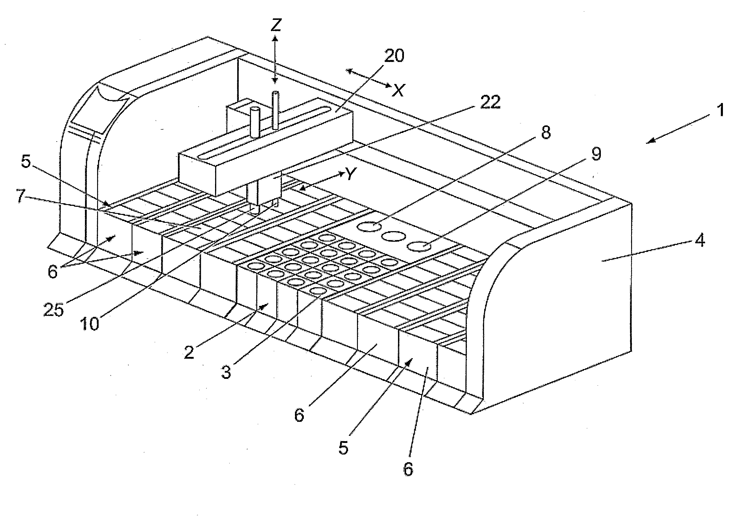 Reagent Delivery System, Dispensing Device and Container for a Biological Staining Apparatus