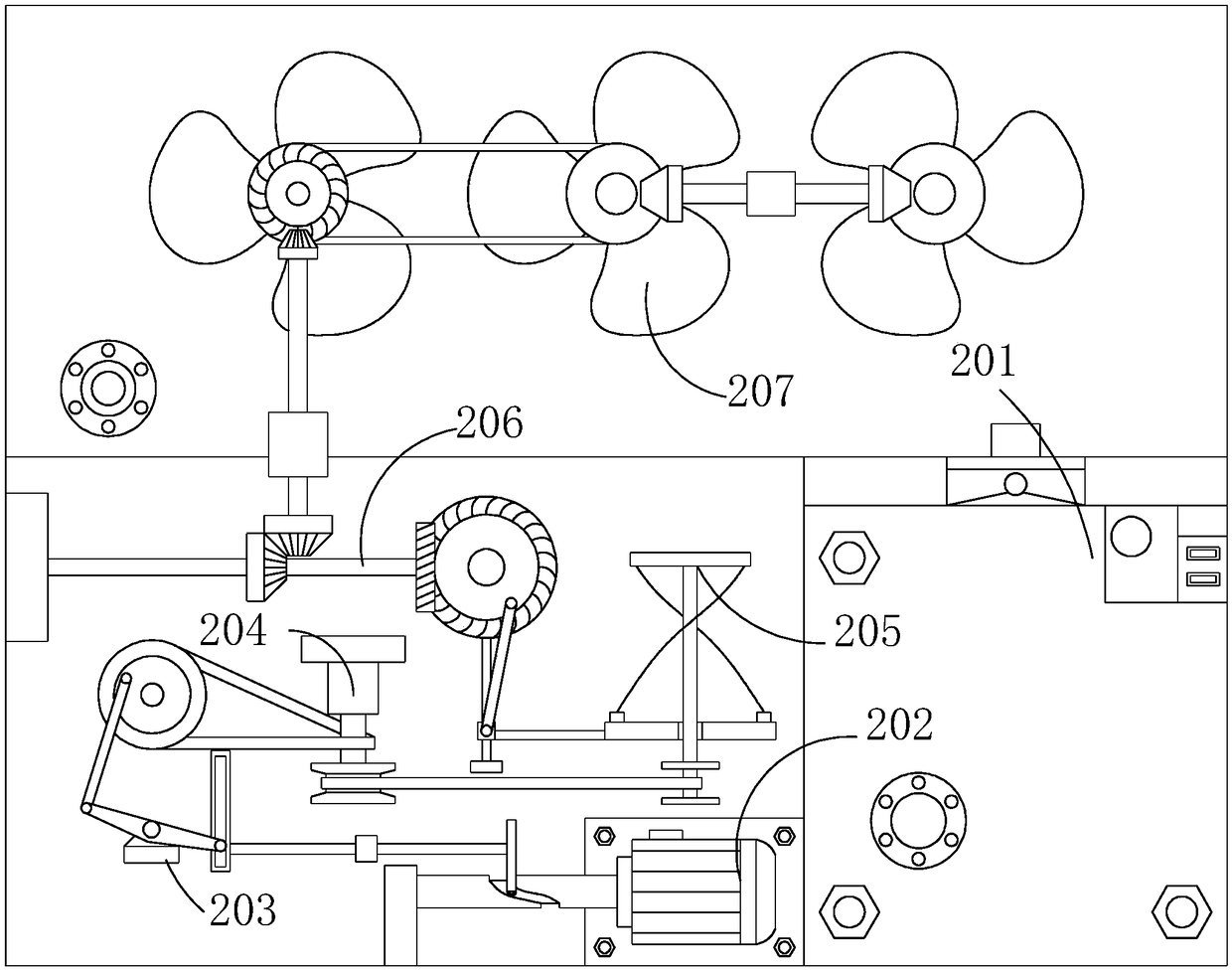 Cooling structure of photovoltaic power generation system