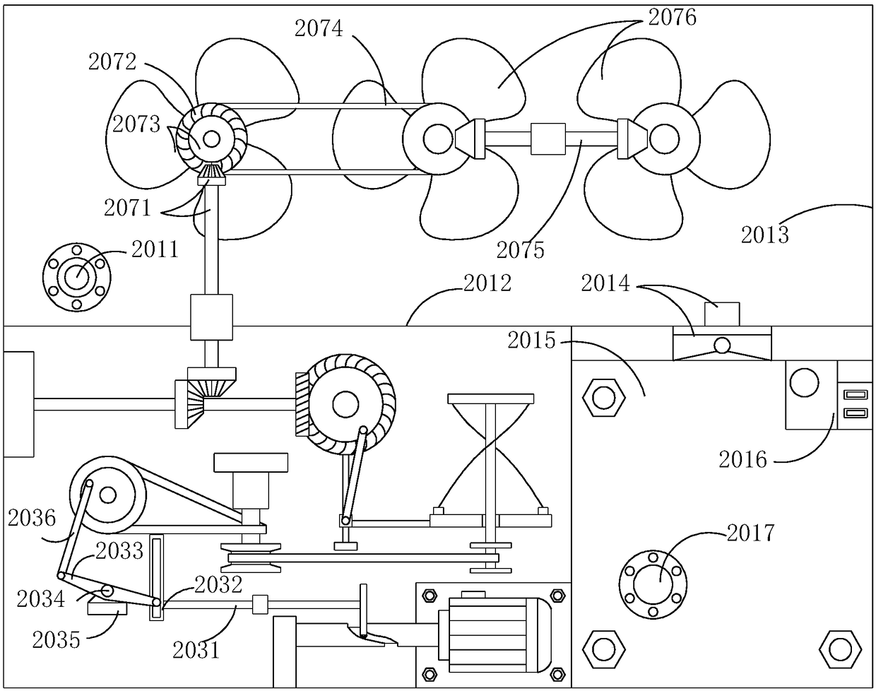 Cooling structure of photovoltaic power generation system