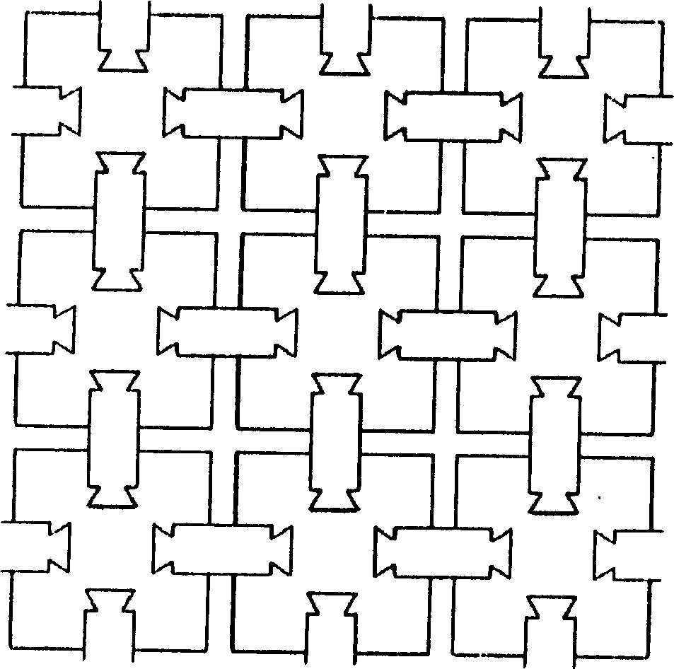 Method for producing grass planting brick and water permeable brick using reclaimed waste plastic