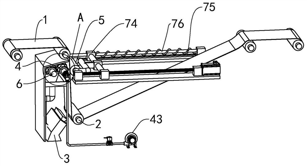 Metal drawing panel label, glue brushing device and production method thereof