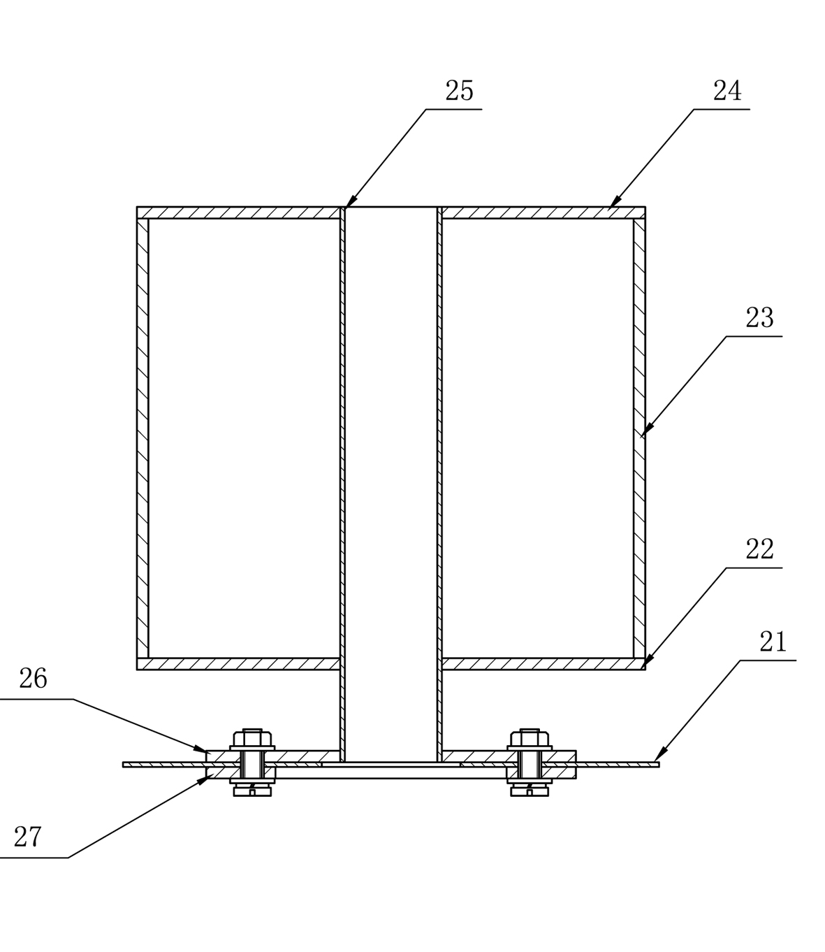 Self-cleaning sand basin