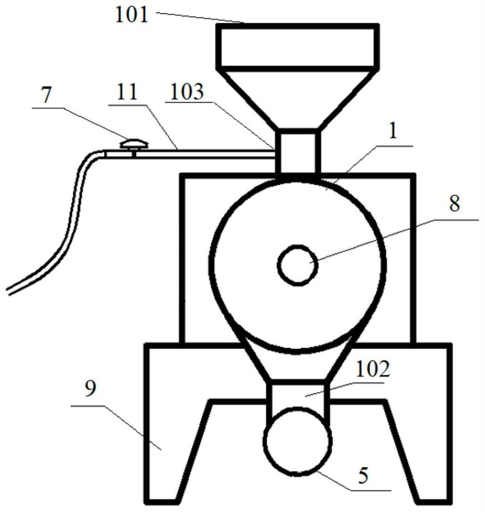 Device and method for preparing ice crystals in normal-temperature environment