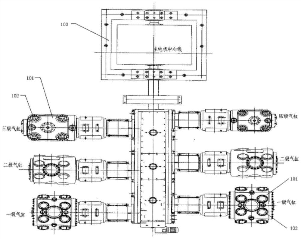 Energy-saving transformation method for high-pressure S6M50-312 type nitrogen and hydrogen compressor