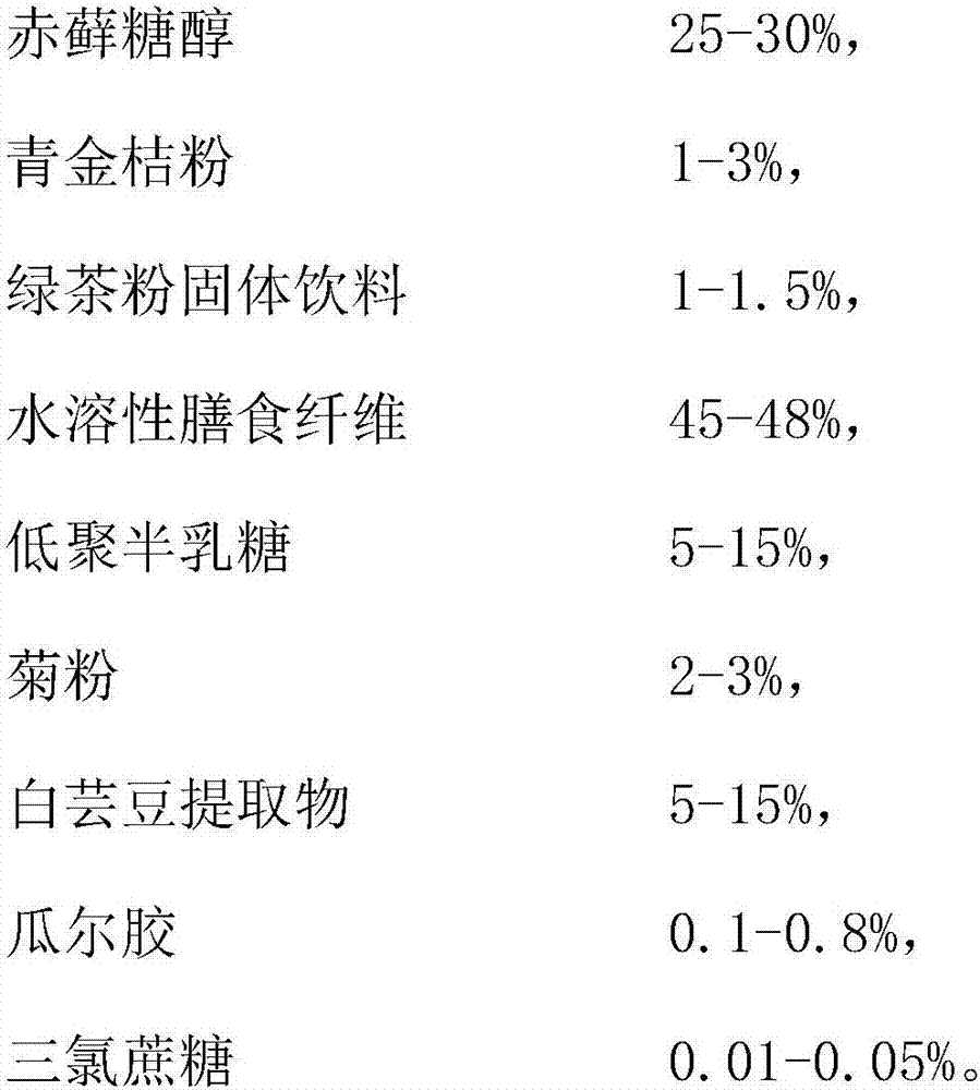 White kidney bean solid drink and preparation technology thereof