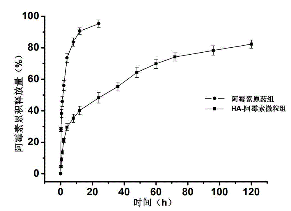 Hyaluronic acid-cationic drug ion pair particle