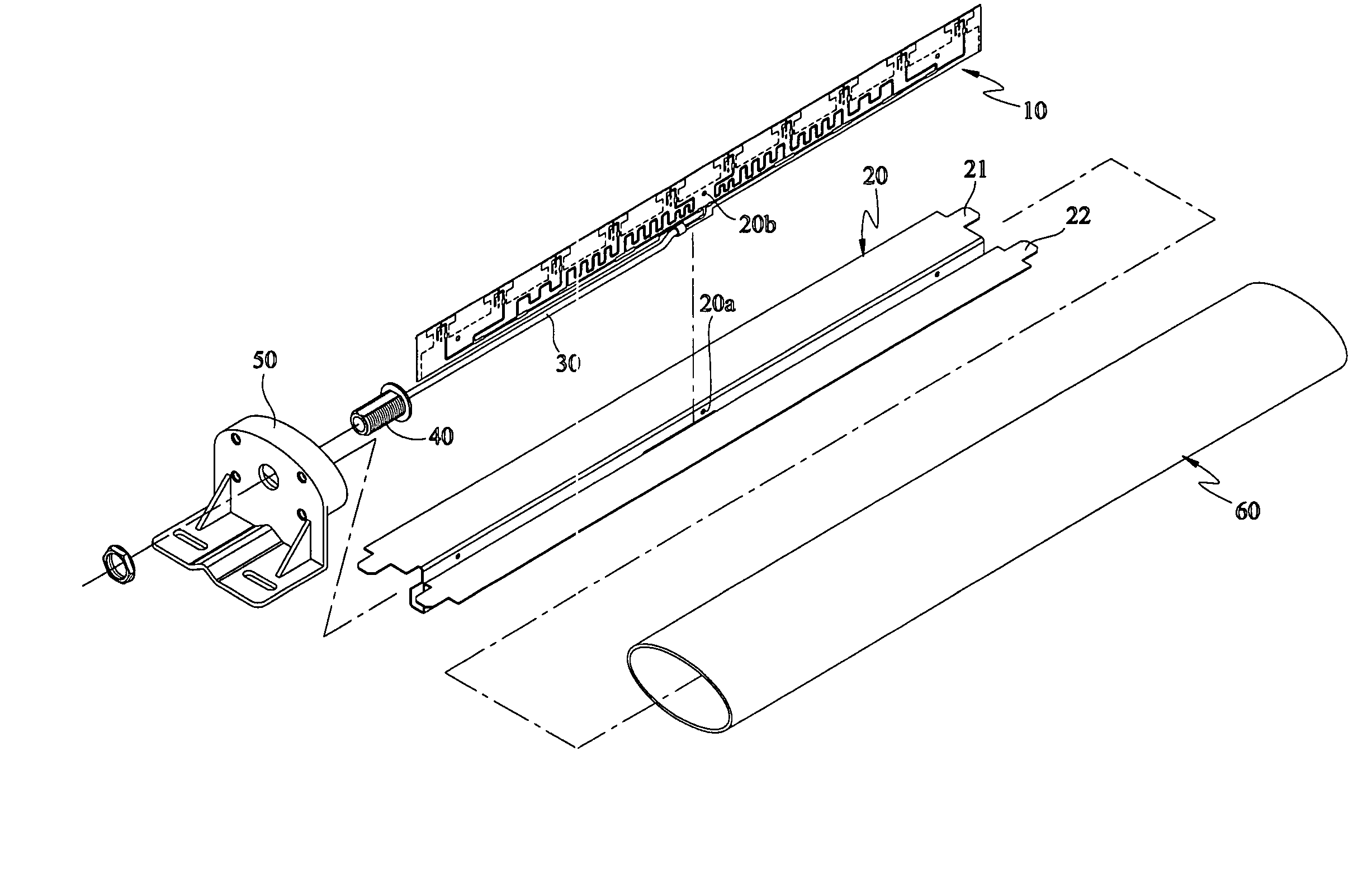 Broadband dipole array antenna