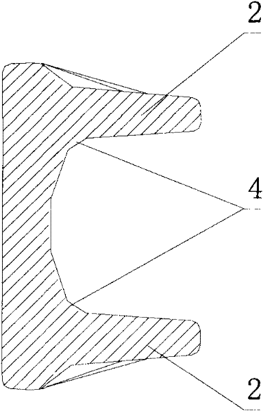 Lower cantilever base for support seat of railway line contact network